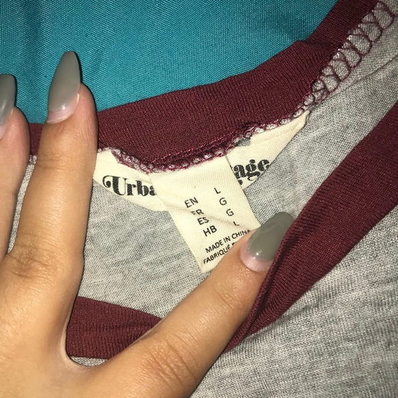 Gray Alien Ringer Tee - Picture 5 of 5